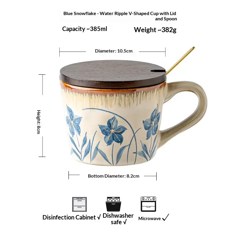 Vintage-style Ceramic Coffee Cup With A Premium Feel