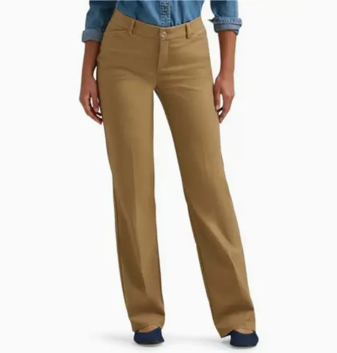 High Waist Loose Elastic Straight Casual Women's Pants