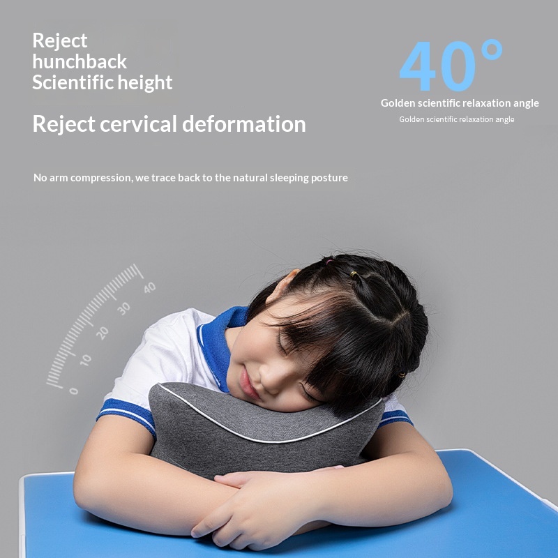 Nap Pillow For Kids Desks Memory Foam For Face-down Sleeping