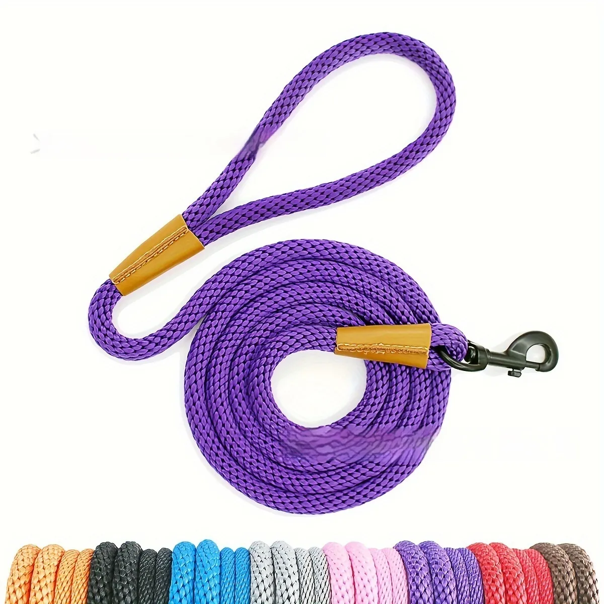Medium To Large Dog Purple Leash