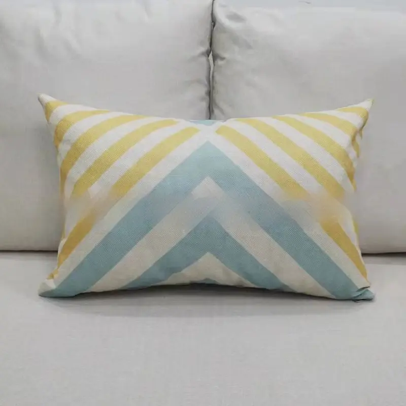 Nordic-style Rectangular Throw Pillowcushion For Office Lumbar Support