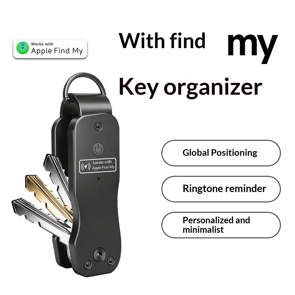 Metal Keychain With Built-in Locator Smart Find And Tracker