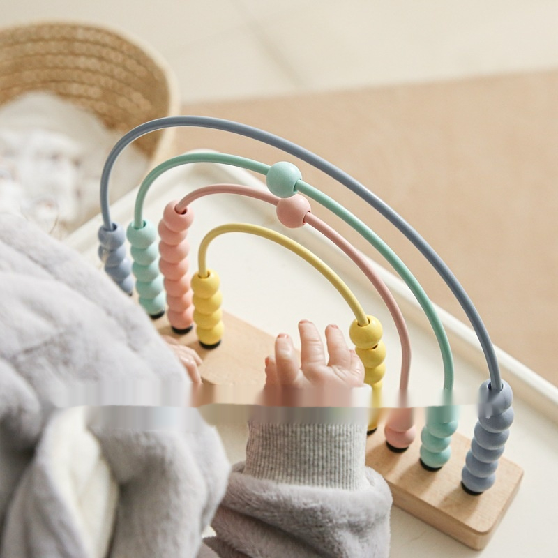 Early Education Wooden Abacus Stand For Children
