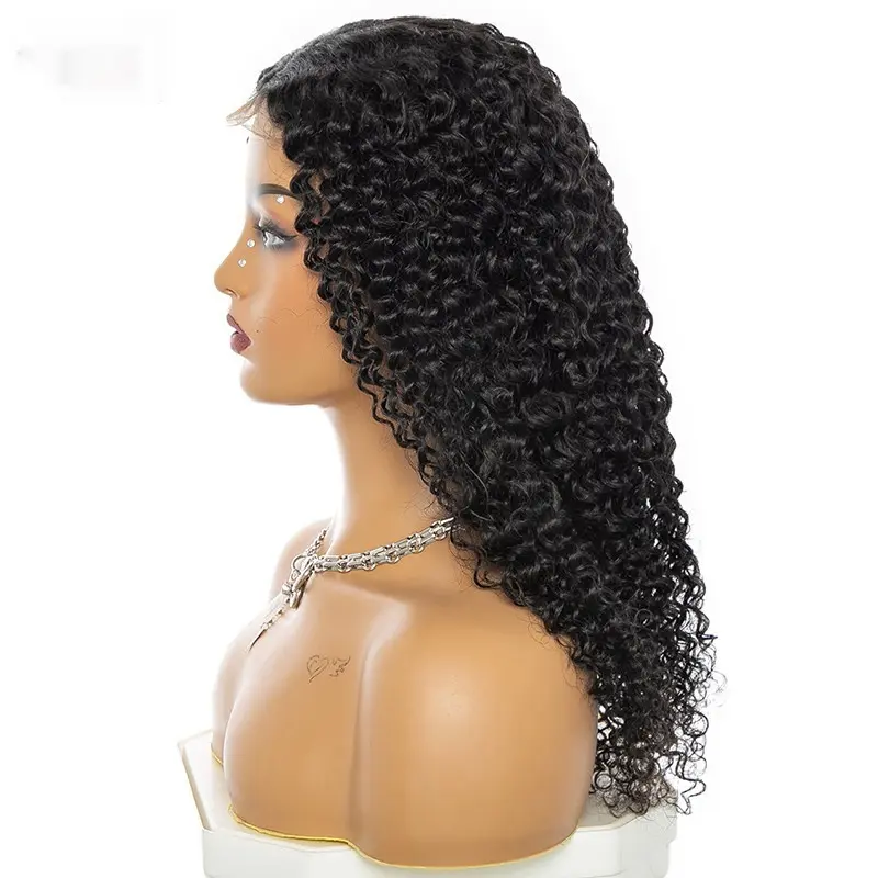 African Black Wig Long Headpiece