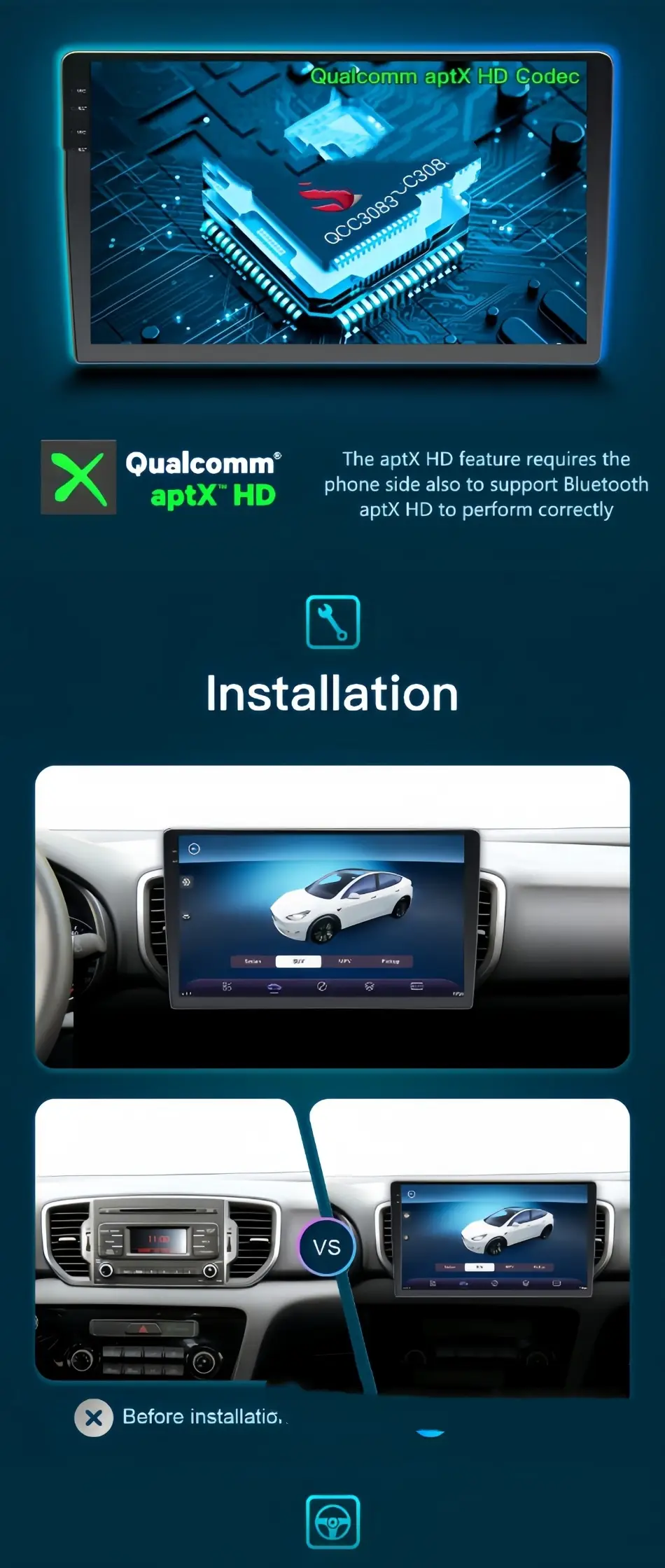 Universal Host Fang Yitong 7870 91013-inch Large-Screen Android Navigation System