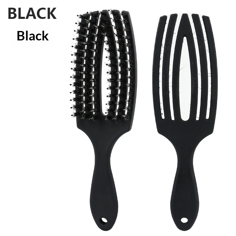 Pork Ribs Portable Hair Comb For Women