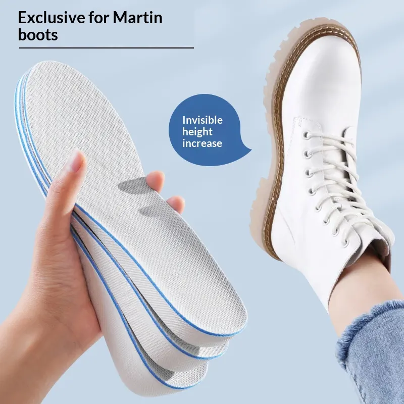 Invisible Breathable Height-Boosting Insoles for Men