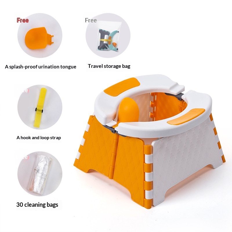 Portable Folding Toilet Wash-Free For Outings And Travel