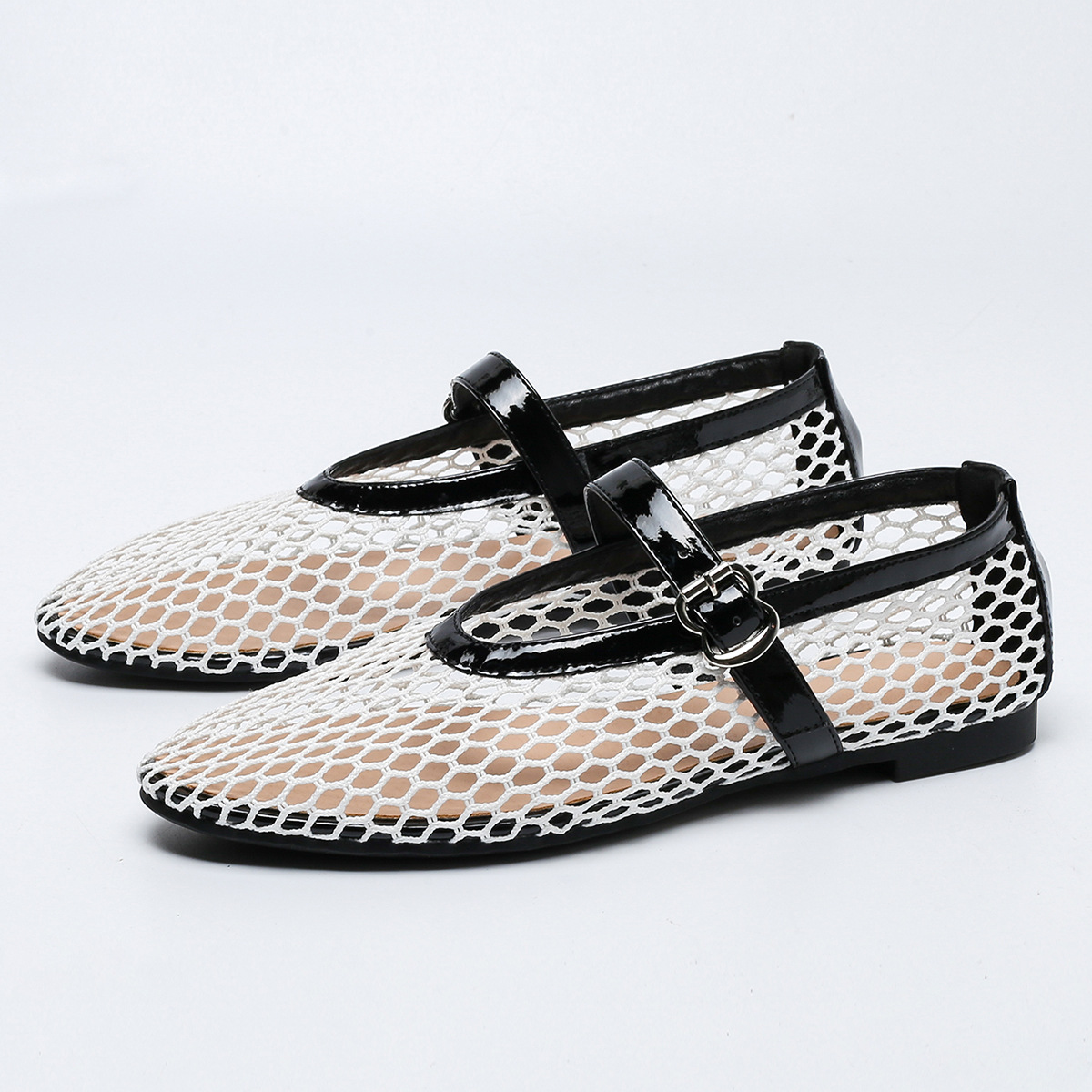 Cross-border Plus-size Soft-soled Breathable Mesh Shoes