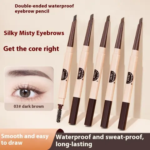 Makeup Color Rendering Double Head Extremely Thin Waterproof