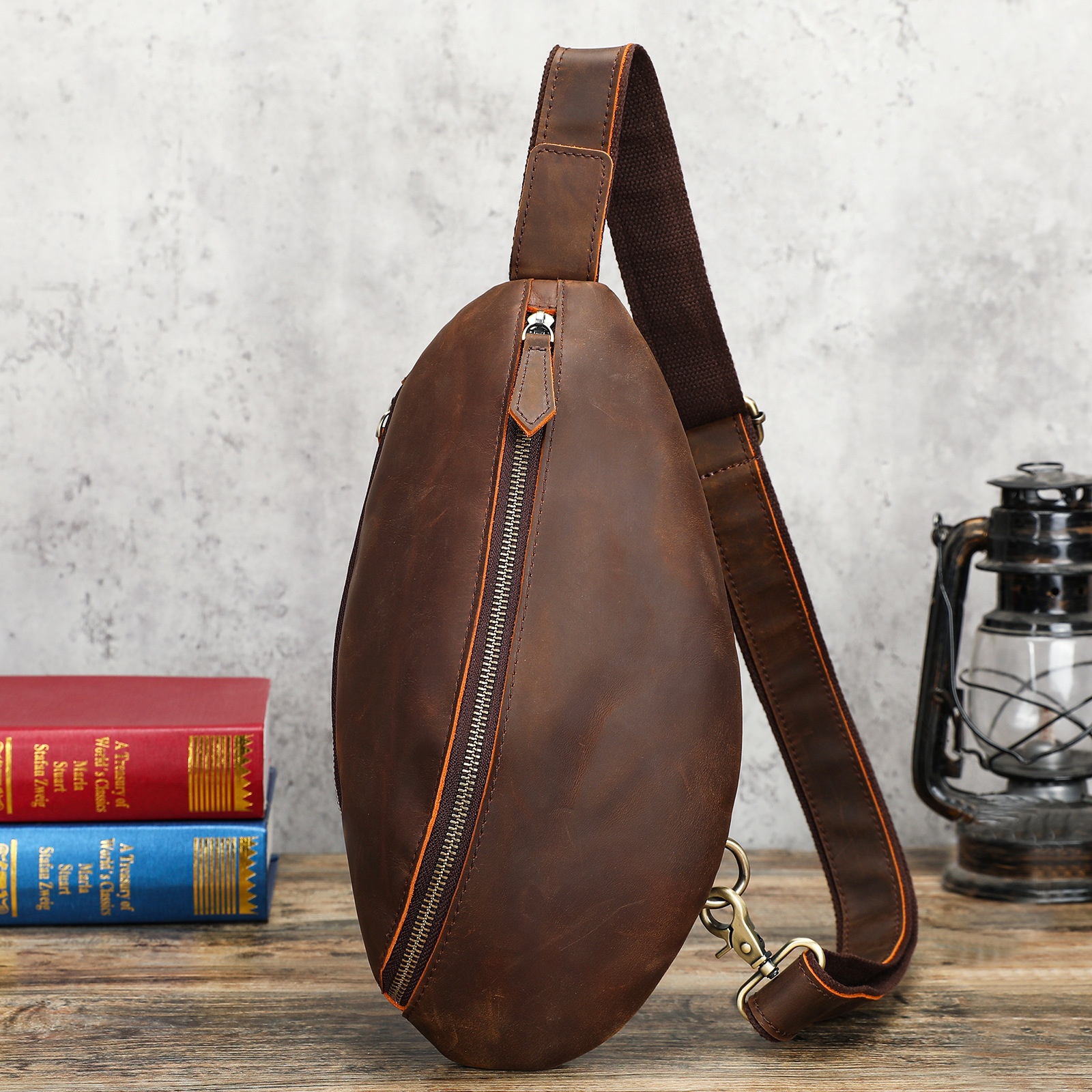 Leather Crossbody Bag, picture 2 of 3