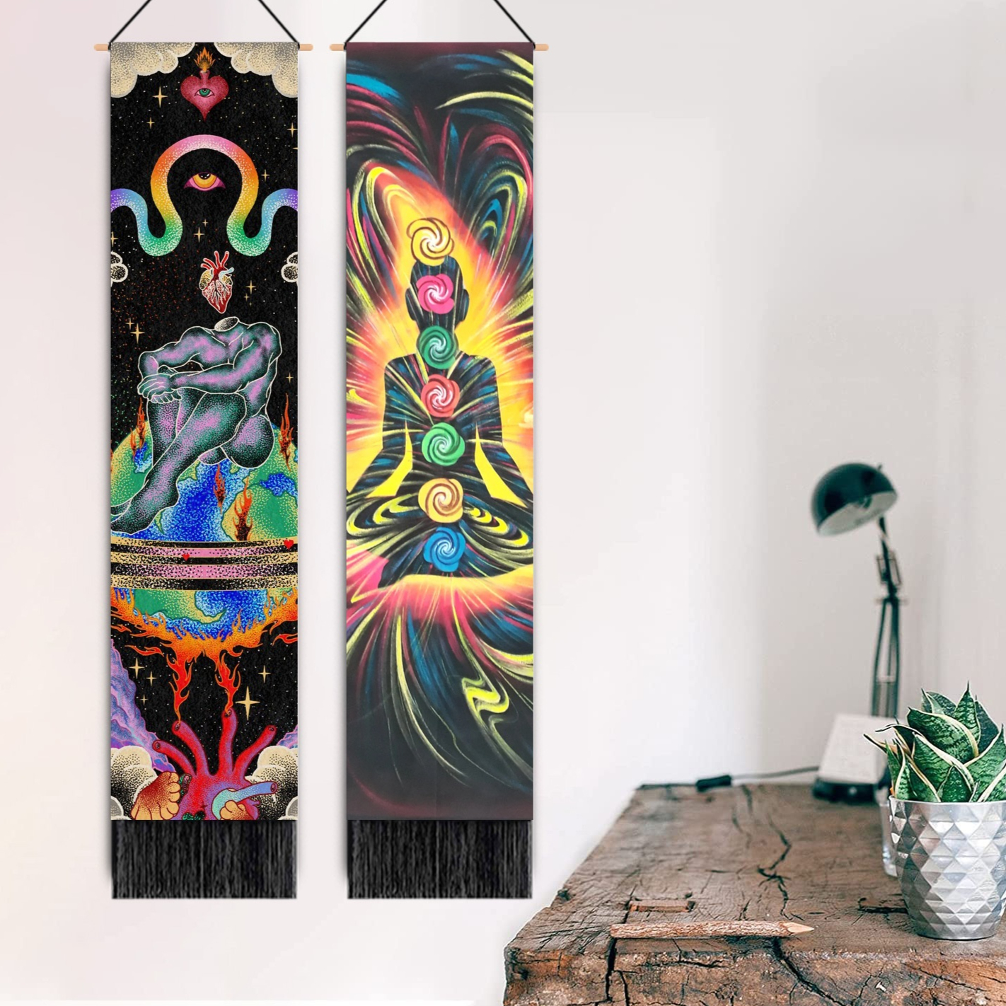 Printed Landscape Wall Hanging Tapestry, picture 3 of 12