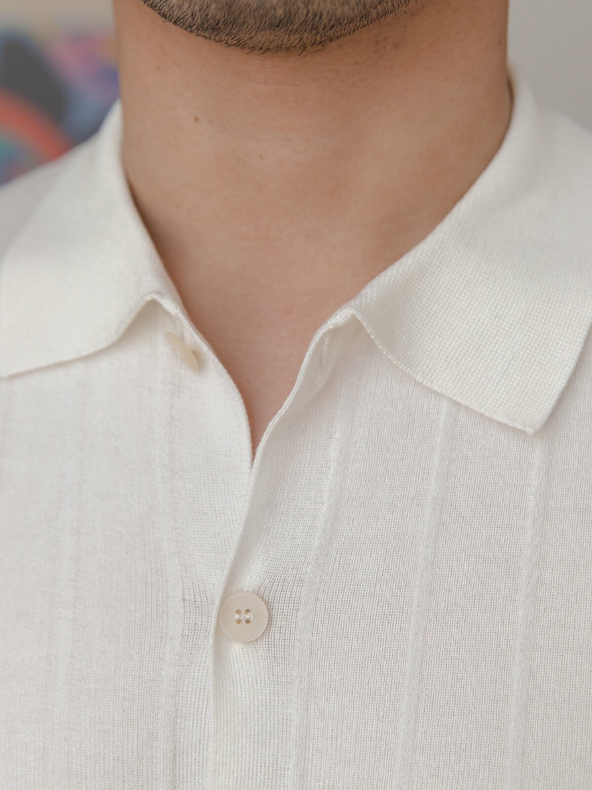 Short-Sleeve Polo Cardigan, picture 4 of 7
