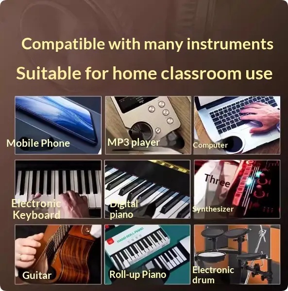 Electric Piano, Electronic Keyboard, Headphones, Over-ear Guitar