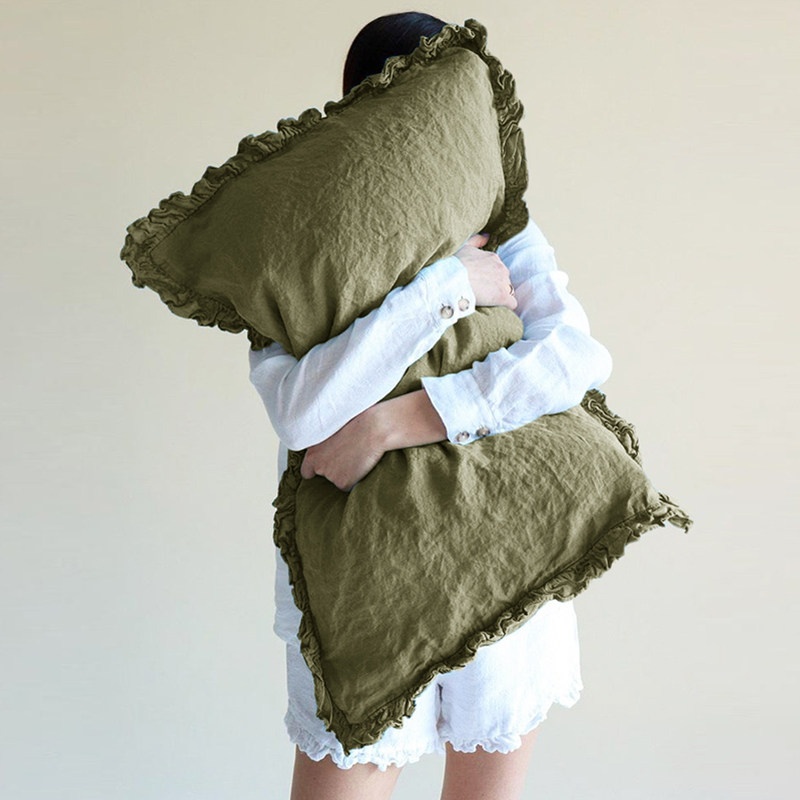 Linen Ruffled Pillowcase, picture 9 of 12