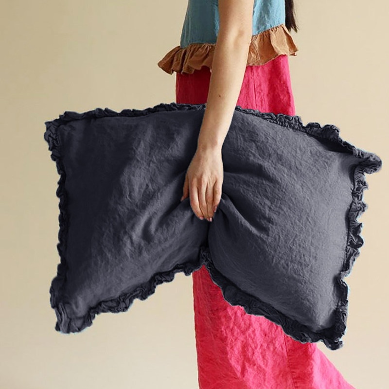 Linen Ruffled Pillowcase, picture 11 of 12