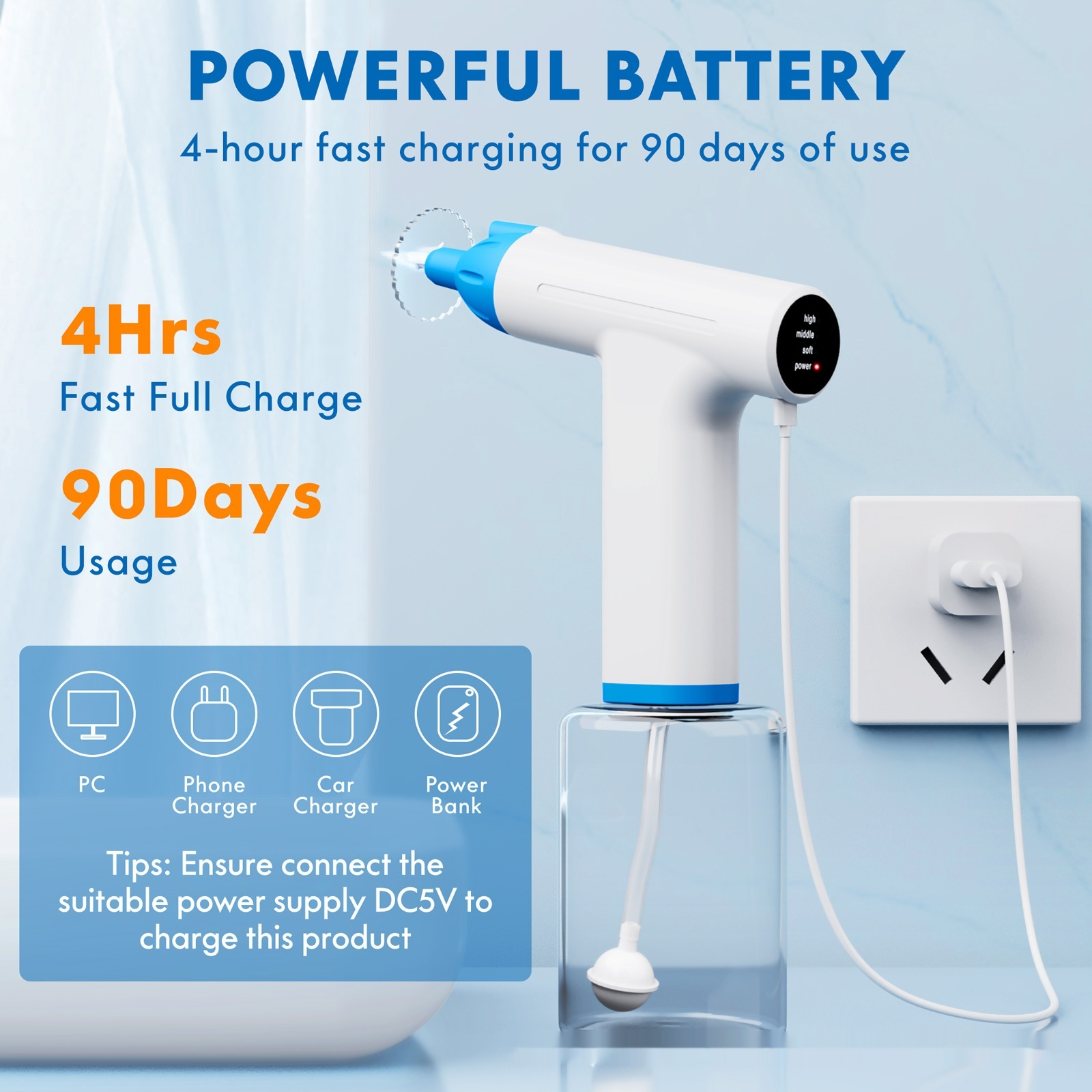 Household Convenient Ear-Cleaning Tool Electric Ear Washer