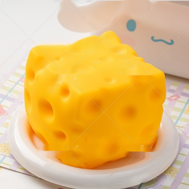 Same-style Cheese-shaped Stress-relief Squeeze Toy Thumbnail 7