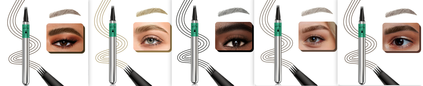 Four-claw Smudge-proof Wild Eyebrow Pencil