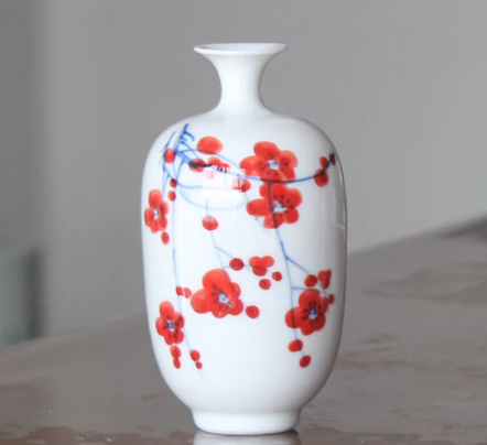 Decorative Tea Table Mini Blue-And-White Porcelain Vase, picture 7 of 12