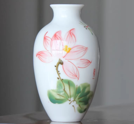 Decorative Tea Table Mini Blue-And-White Porcelain Vase, picture 11 of 12