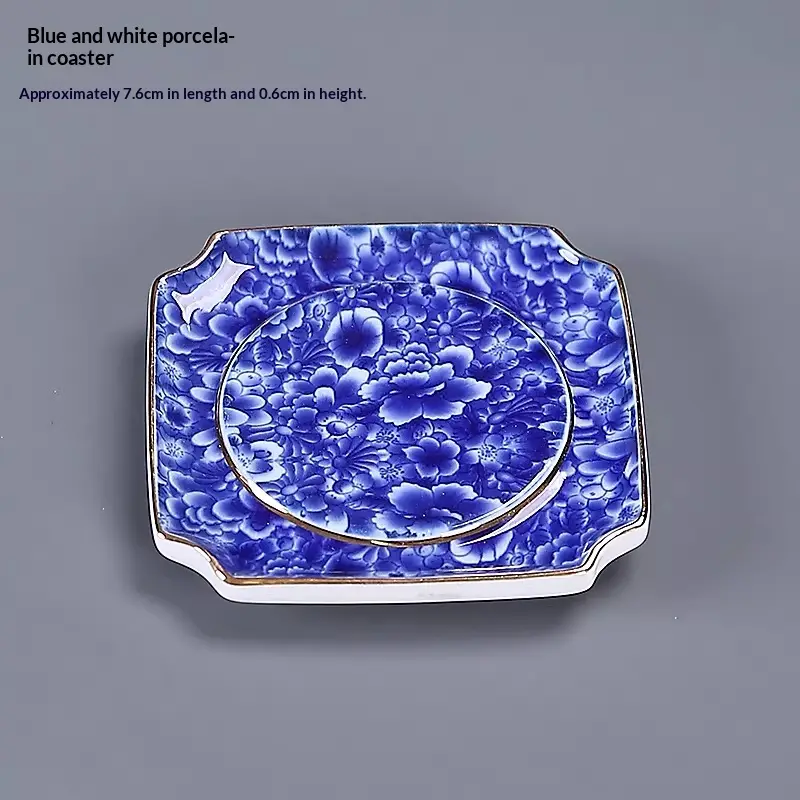 Blue-and-white Porcelain Handmade Teapot Kung Fu Tea Set