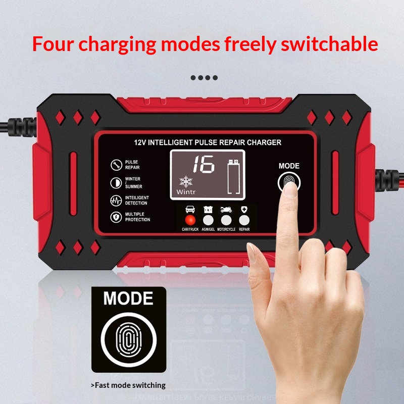 12V 6A Motorcycle Battery Repair Charger 3