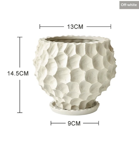 Ceramic Phalaenopsis Pot with Tray, picture 4 of 4