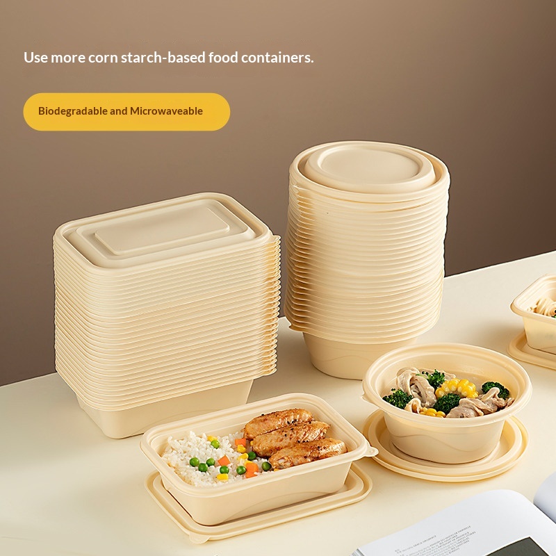 Biodegradable Disposable Bowls And Food-grade Takeaway Containers