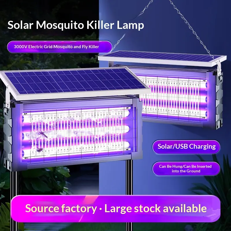 Solar-powered Outdoor Mosquito Killer Lamp