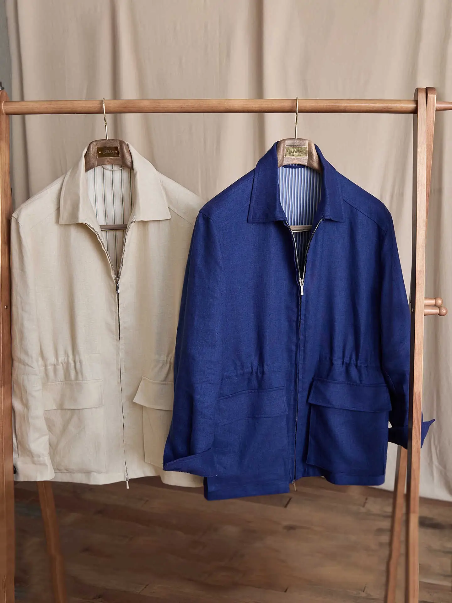 Casual Fitted Mens Dress Jacket With Lining