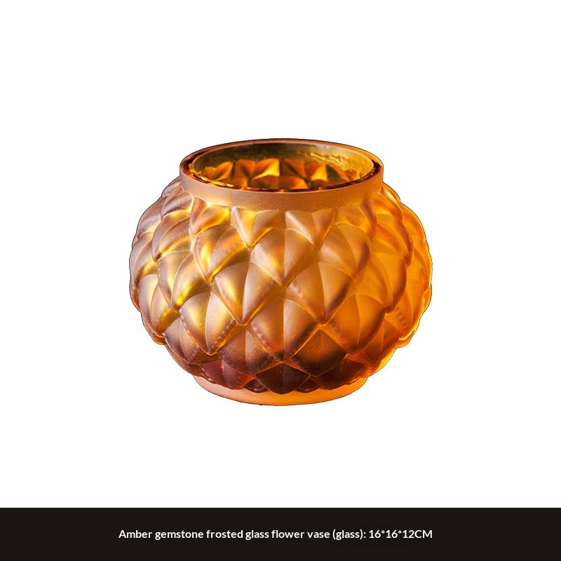 Frosted Glass Vase, picture 5 of 5