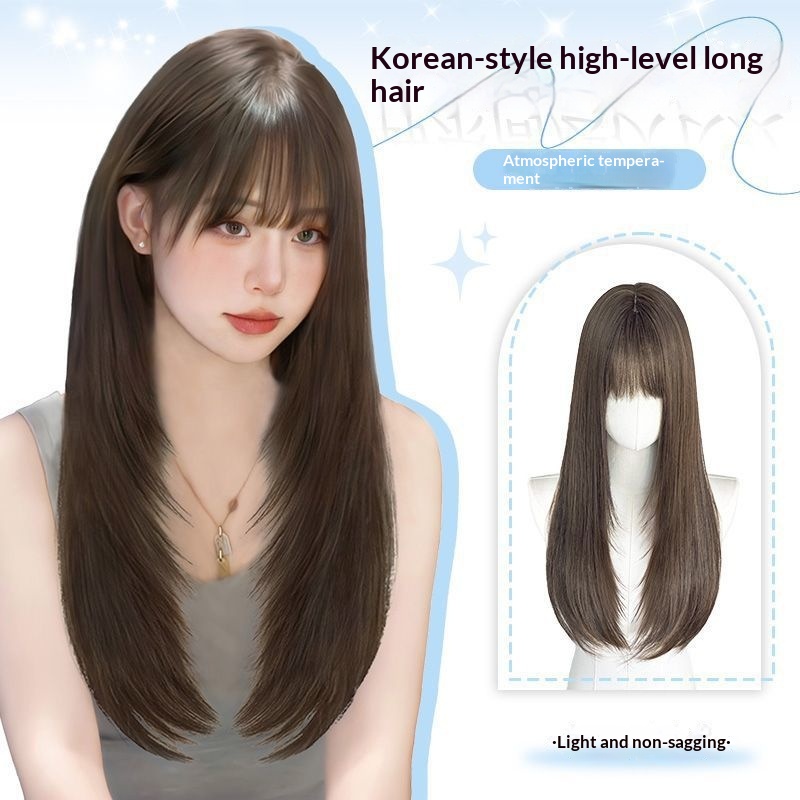 Full-head High-end Long Straight Hair Wig