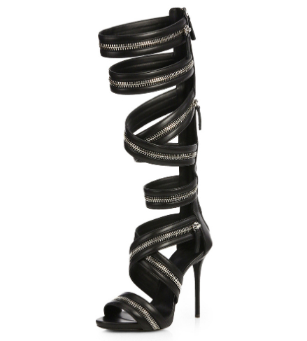 Knee-High Zippered Sandals, picture 4 of 4