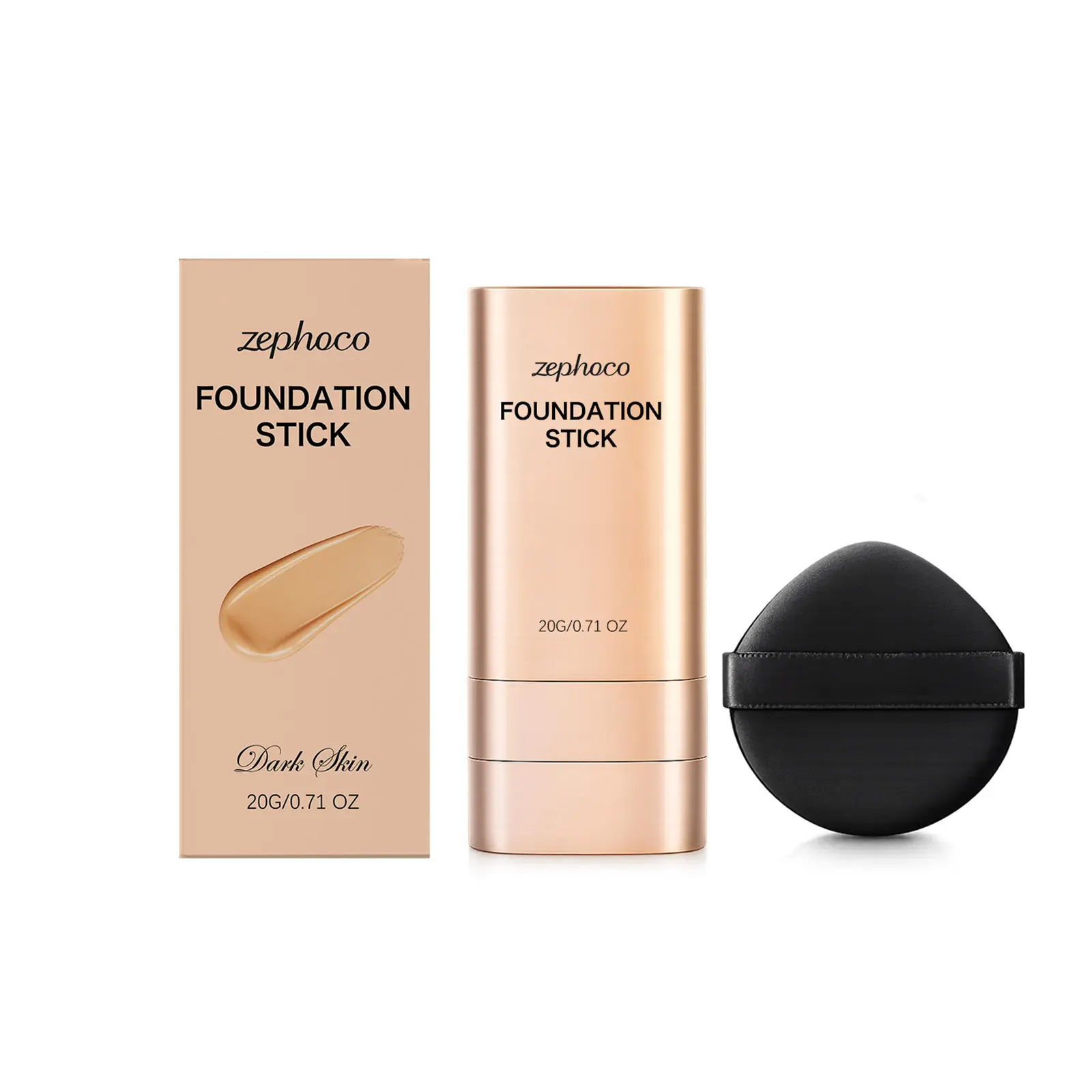 And A Lightweight Sheer Concealing Foundation Stick