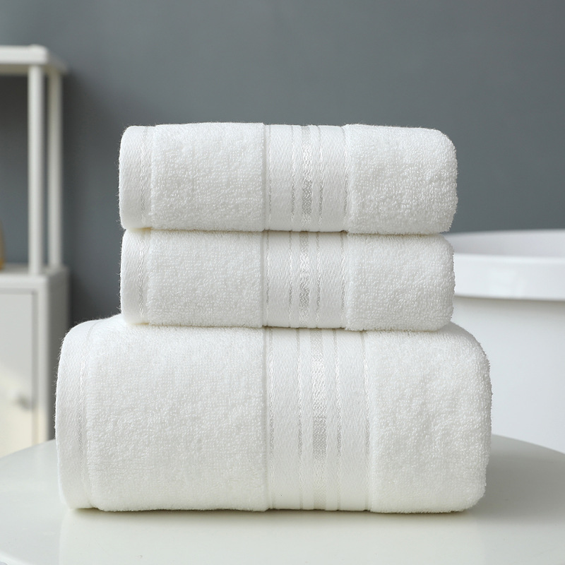 Cotton Satin Solid-color Bath Square Towel