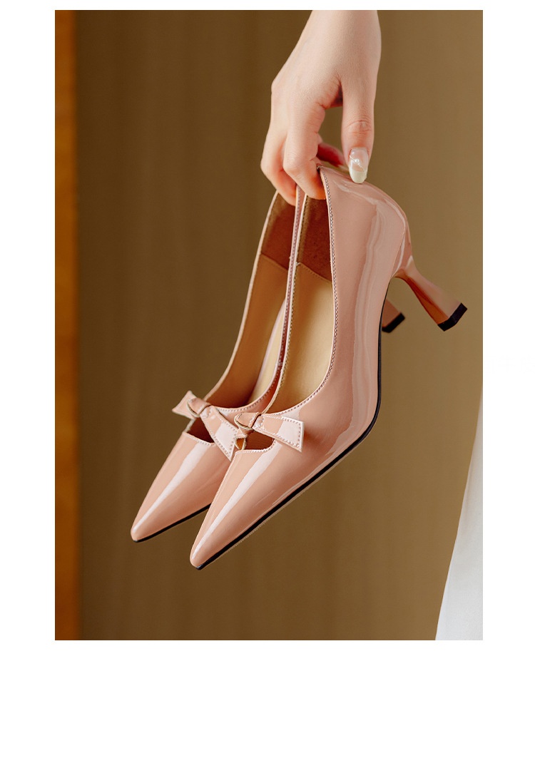 Women's French-style Elegant Stiletto Dress Shoes — worn view 5