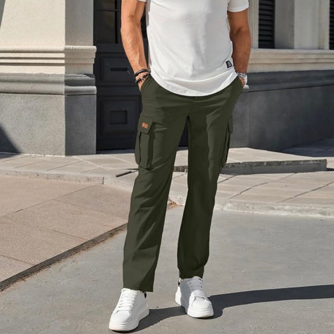 Men's Multi-Pocket Casual Work Pants