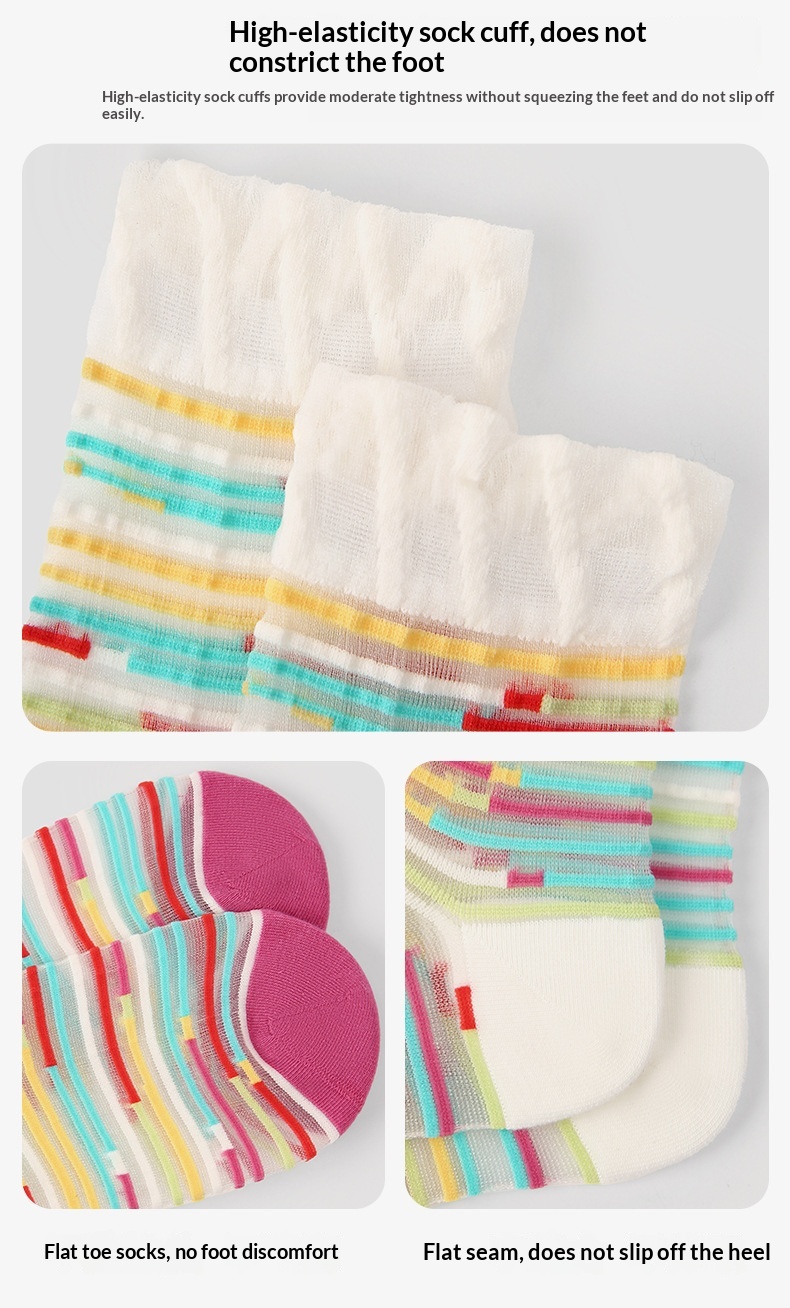 Breathable Thin Colorful Mesh Mid-calf Socks 33 c81f13d3 ed4d 48c9 85c3 ccf237da82d7 trans