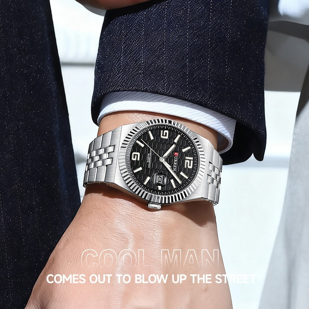 Round Dial Business Mens Watch