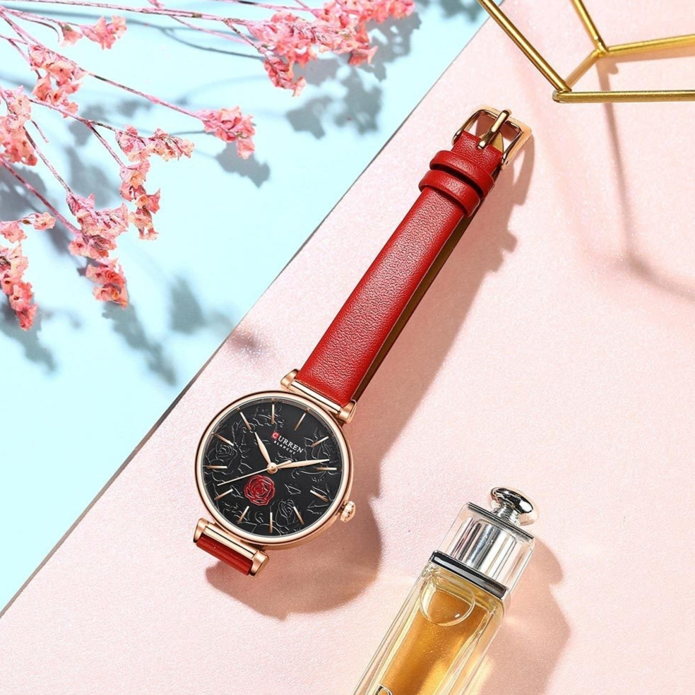 Fashionable And Simple Womens Waterproof Quartz Watch