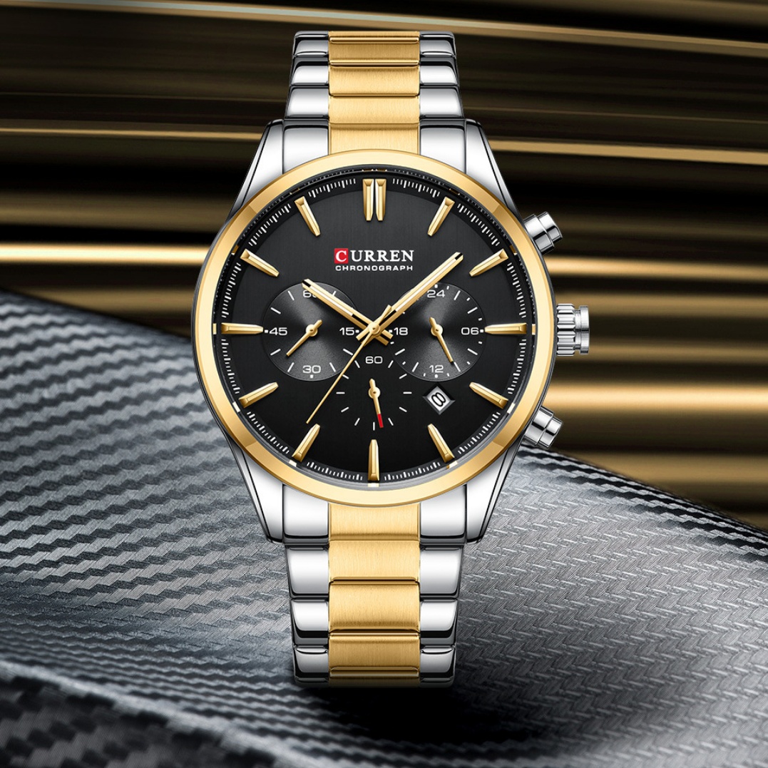 Men's Business Six-Hand Multifunction Quartz Watch