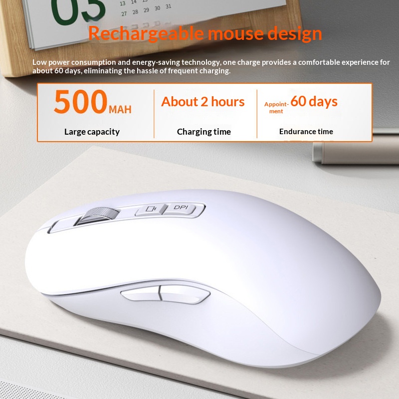 Office Mouse Type-C Charging One-key Desktop Setup