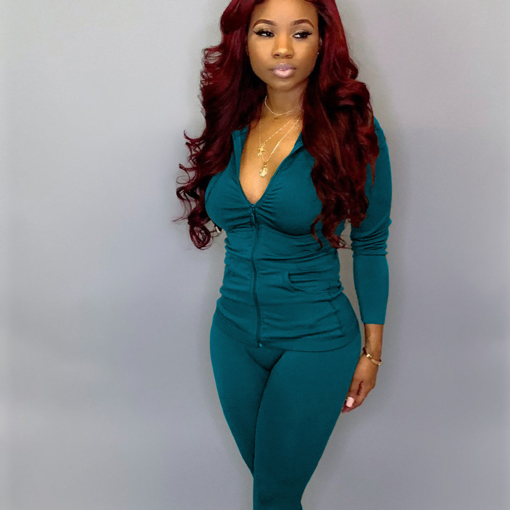 Women's Fashionable Casual Sports Two-Piece Set