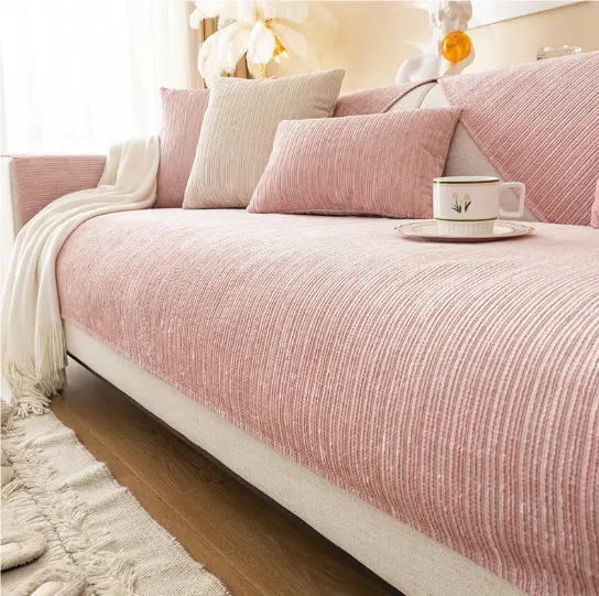 Chenille Sofa Cushion Four Seasons Universal Modern Simple Non-slip