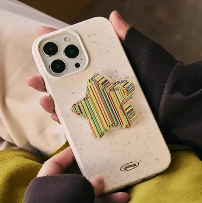 Minimalist Striped Instagram-style Fully-encasing Phone Case