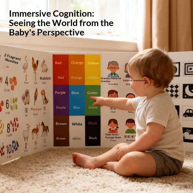 Vertical Screen Cognitive Card Early Education Toy
