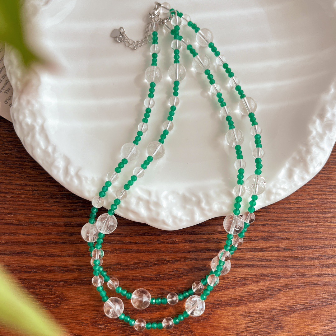 Crystal Clavicle Chain Necklace, picture 3 of 3