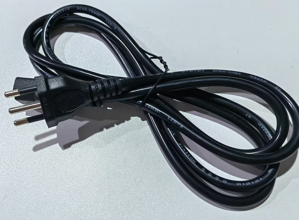 Brazilian Three-prong Single-head Power Cord