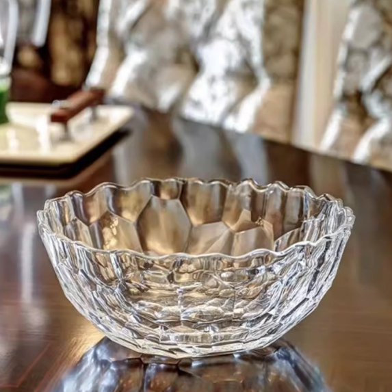 Thickened Creative Glass Fruit Bowl For Home Use